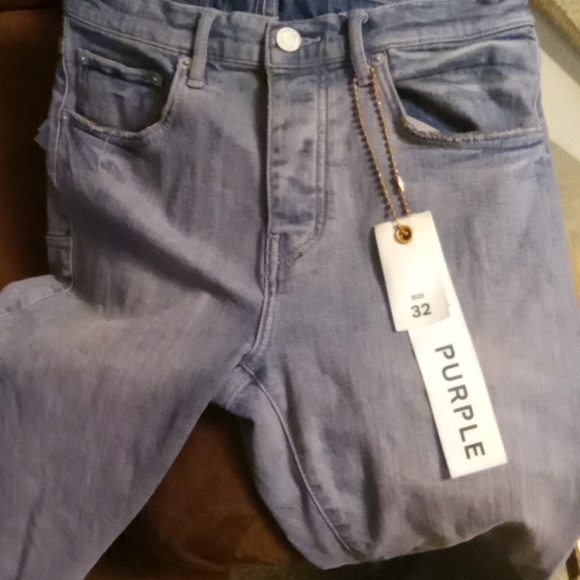 Purple jeans